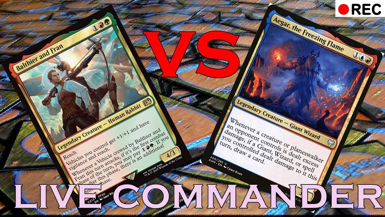 HITTING MY OPPONENT WITH CARS!! Live Commander Duel!! #mtgcommander