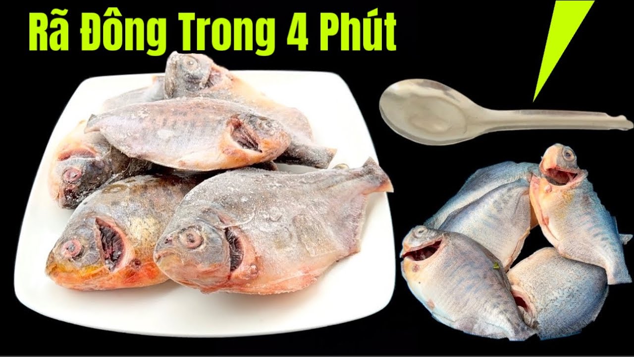Mẹo Rã Đông Cá Cấp Tốc Trong 4 Phút / Cách Làm Cá Nhanh Gọn Chỉ Cần 1 Cái Muỗng