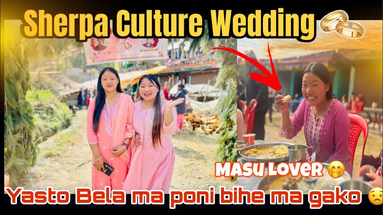 Sherpa Wedding Attended/Full Enjoy With Relatives ❤️🎉#taplejung #wedding #nepalivlog 