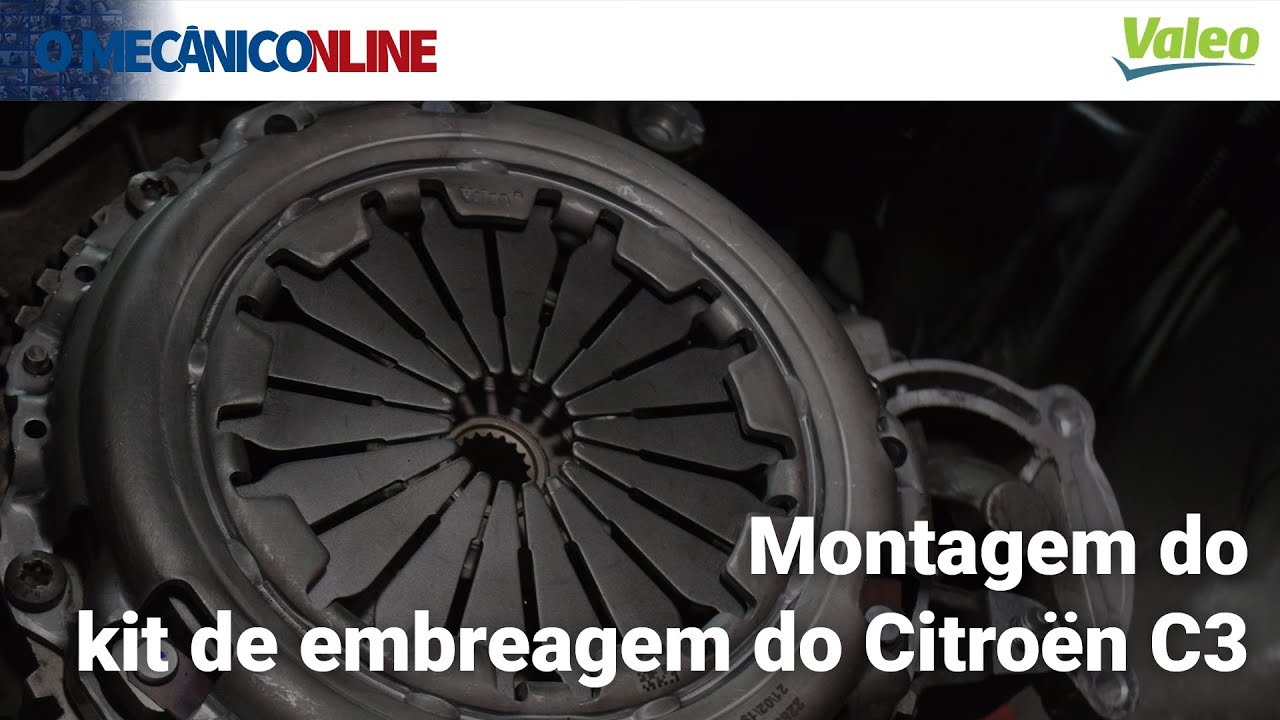 Montagem do kit de embreagem do Citroën C3
