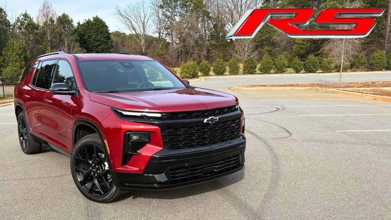 Chevrolet Traverse RS AWD 2026 года: запуск двигателя от первого лица, тест-драйв, обзор и рецензия.