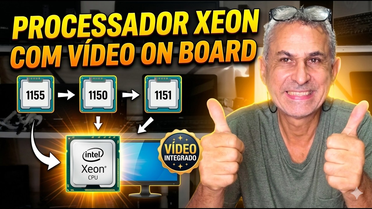 PROCESSADOR GAME   XEON  1155  1150  1151 COM VIDEO INTEGRADO ,, NÃO PRECISA DE  PLACA PCI EXPRESS