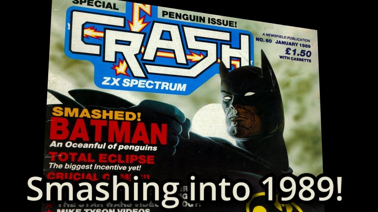 Журнал Crash, выпуск 60 &mdash; Топ-10 игр для ZX Spectrum за январь 1989 года.