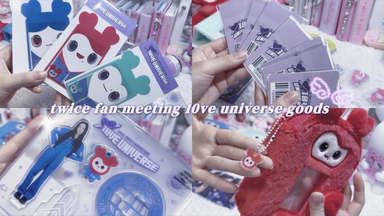 【グッズ開封】twice/10ve universe/goods/ランダム/fan meeting/紹介/ラブリー