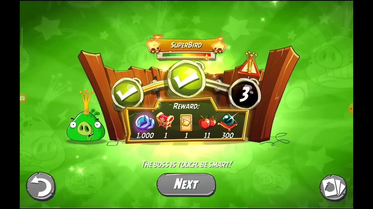 Angry Birds 2 AB2 King Pig Panic (1 - 3) - 2024/08/21 for extra Melody card