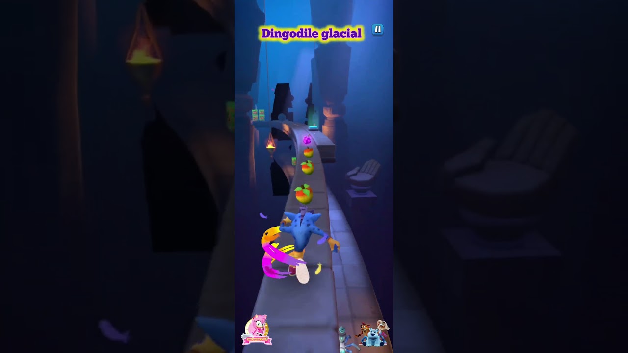 Crash On The ReRun:Skin De Crash Hiena Azul Vs Dingodile Glacial