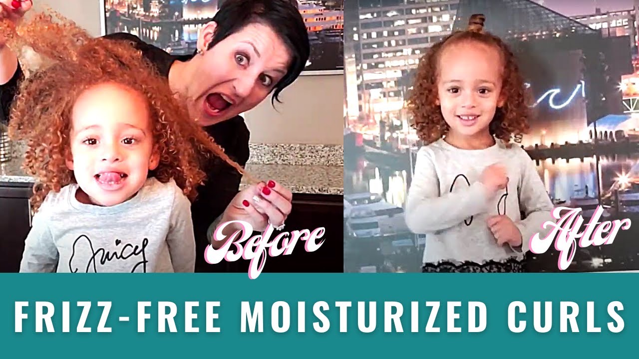 How to Moisturize Curly Hair | Best Routine for Applying Mixed Kids Hair Products | BASIC STEPS