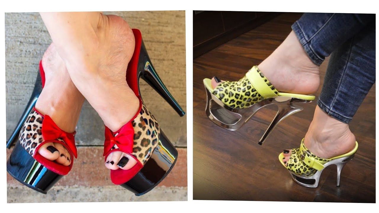 Beautiful and amazing collection of platform high heel mule sandals for ladies #platformmules #viral