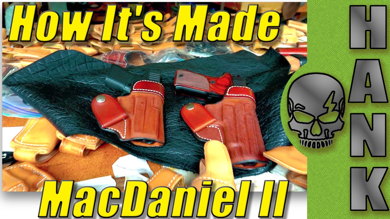 Custom Leather Holster Making // MacDaniel II Rig // How It's Made