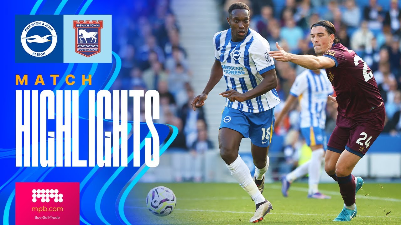 HIGHLIGHTS | Brighton v Ipswich | Premier League