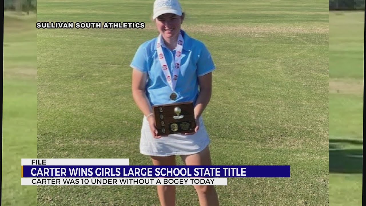 Sullivan South golfer Kara Carter wins girls large school TSSAA state tournament