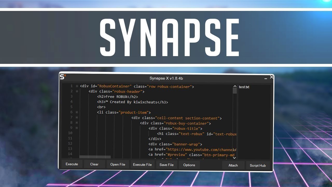 EXECUTOR SYNAPSE X FREE/GRATUIT 2022 FR/EU
