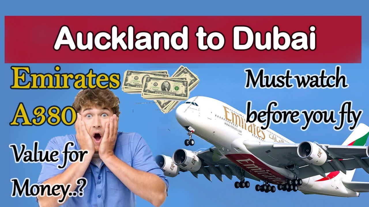 Auckland to Dubai on Emirates A380 (EK449 Economy) | The King of the Sky