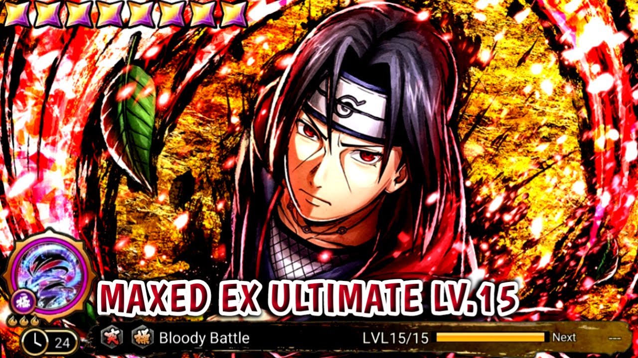 ACTUALLY AN OP UNIT?? MAXED Itachi Akatsuki NEW EX Ultimate LV.15 Showcase - NxB NV