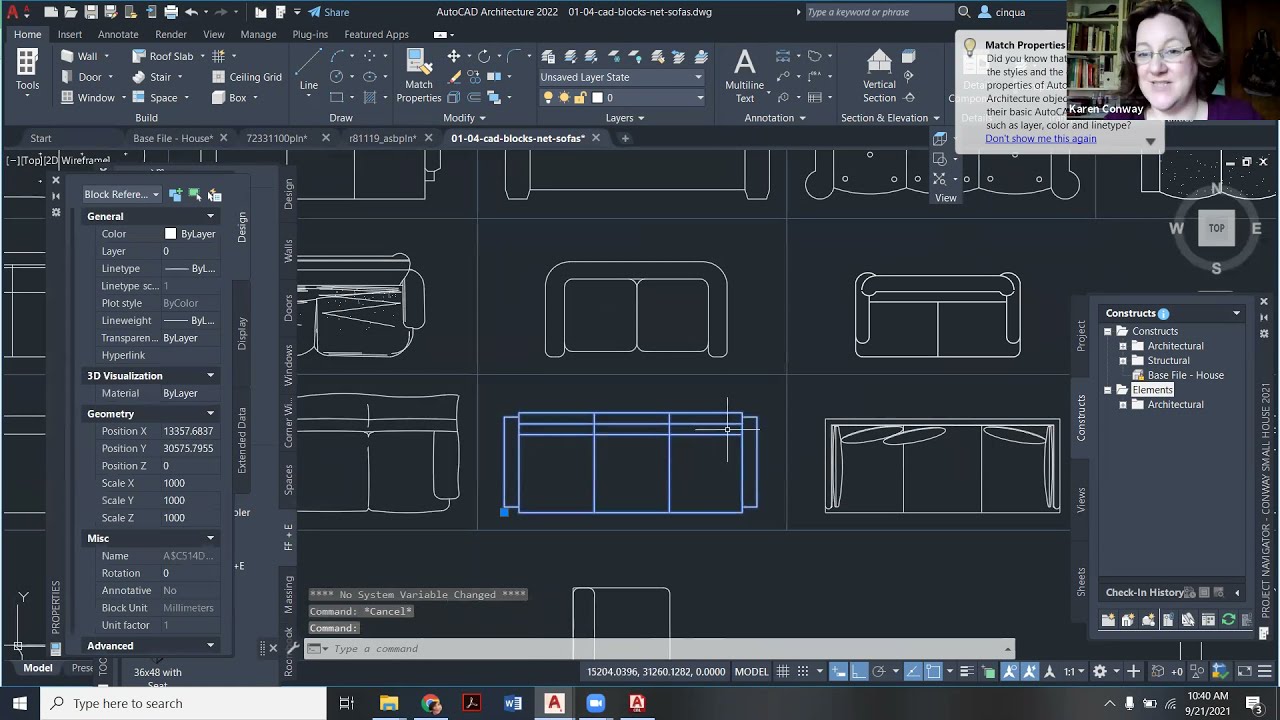 CAD - Where to Find FREE Furniture Blocks and Quick Resizing