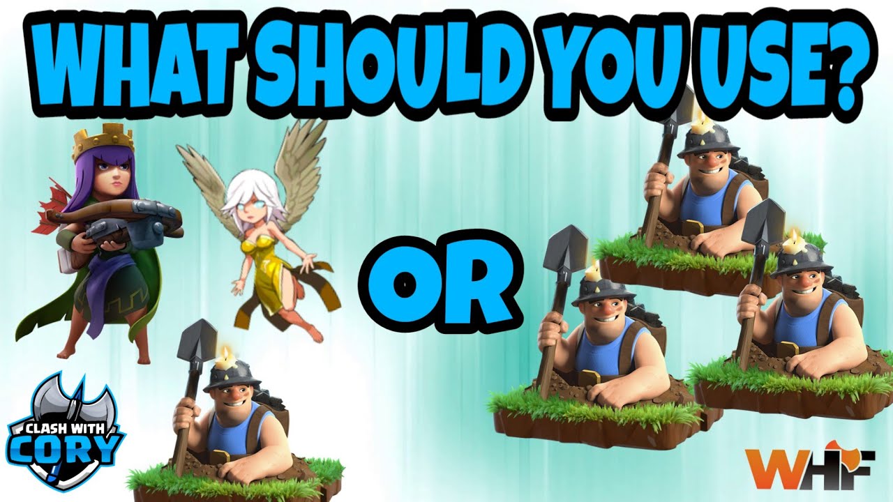 SHOULD YOU USE QUEEN WALK MINER OR MASS MINER ATTACK AT TH10?