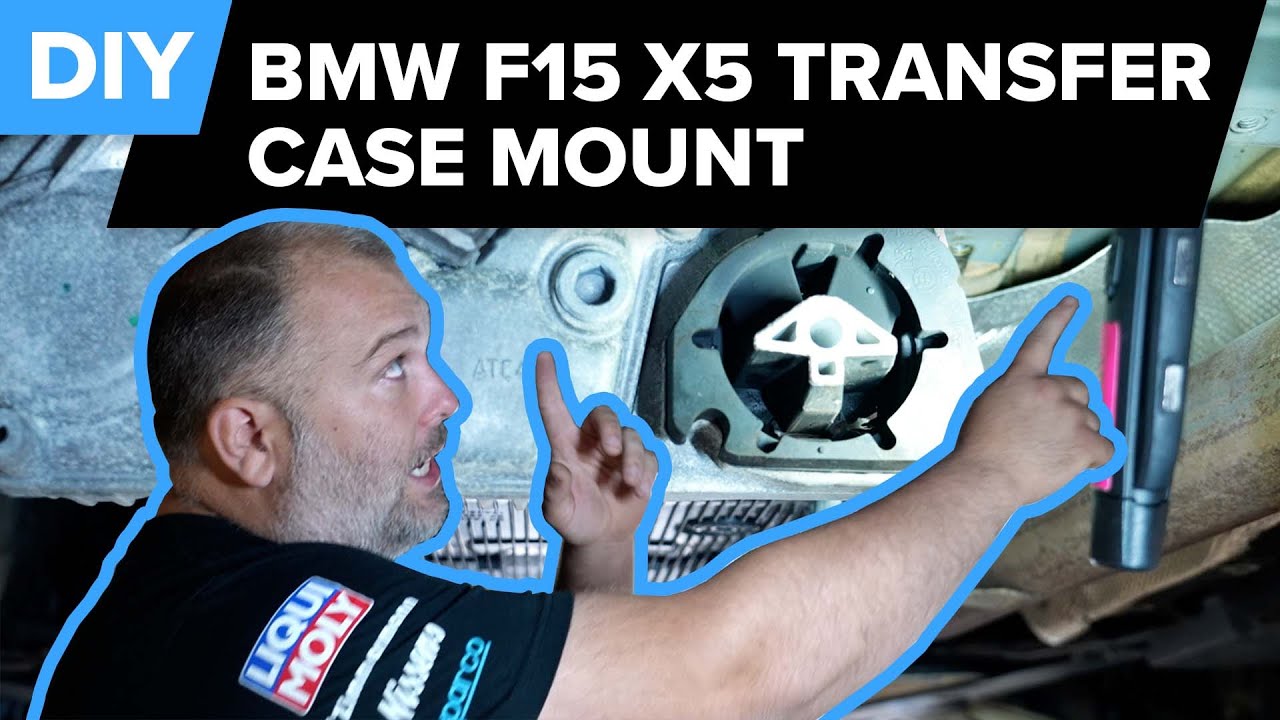 Замена опоры раздаточной коробки BMW X5 своими руками (BMW F15 X5 и F16 X6 2014-2018)