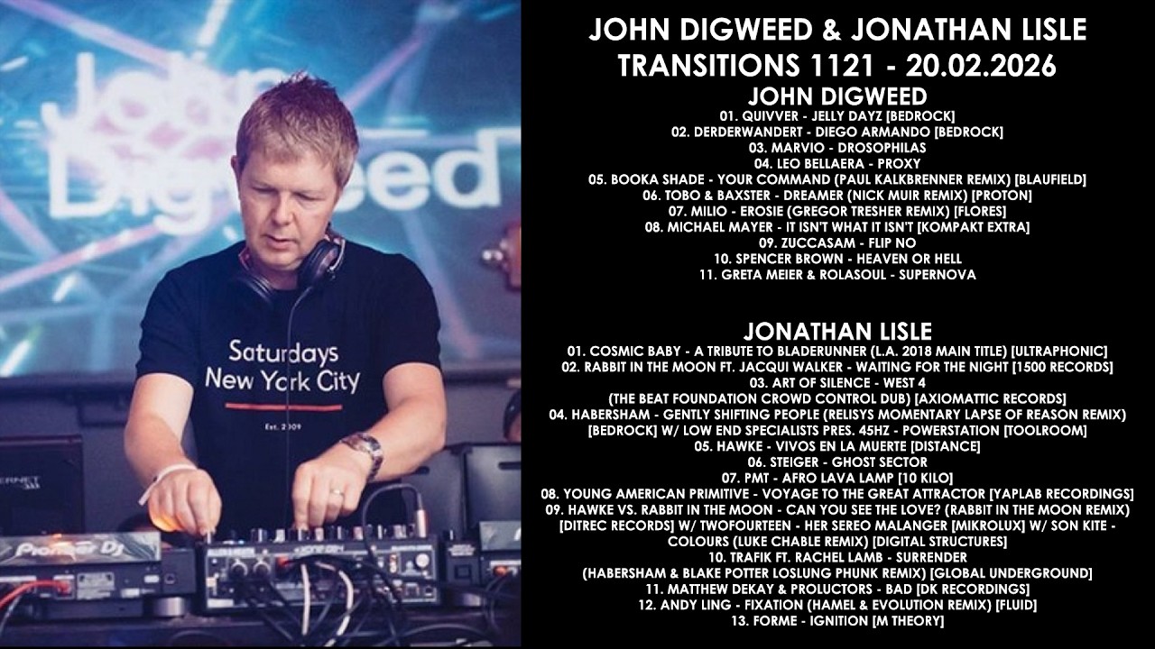 JOHN DIGWEED (UK) & JONATHAN LISLE (UK) @ Transitions 1121 20.02.2026