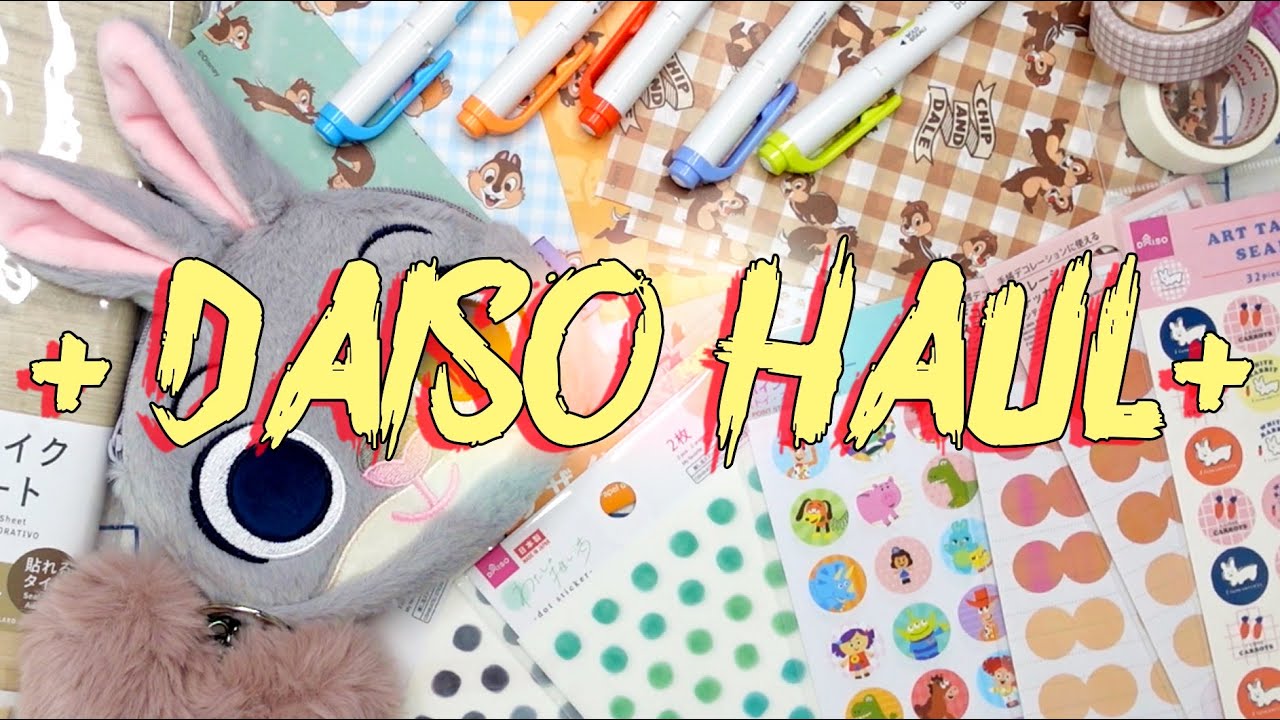 DAISO HAUL: highlighters, washi tape, stickers, and more