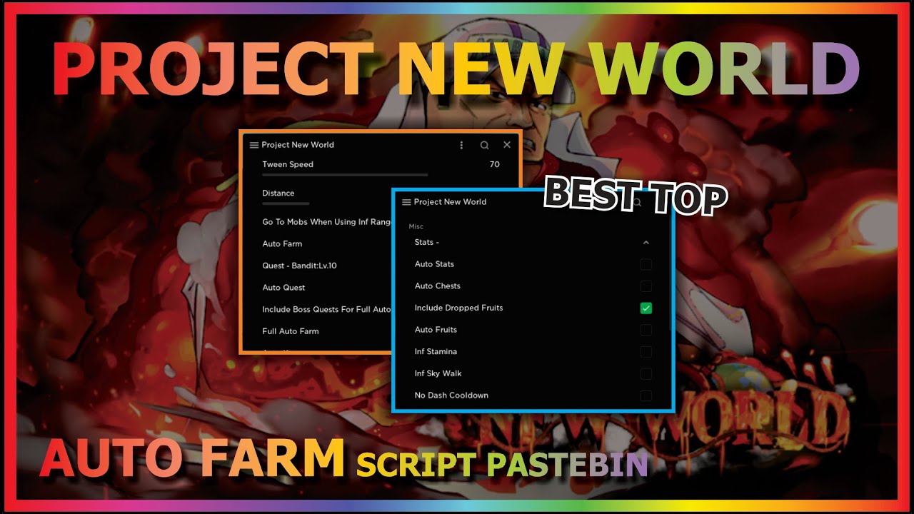 PROJECT NEW WORLD Script Pastebin 2022 AUTO FARM | SPAWN KRAMPUS | FAST FARM (BEST TOP 1)
