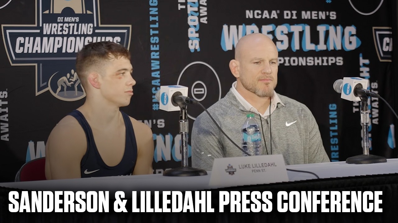 Cael Sanderson & Luke Lilledahl Post NCAA Press-Conference