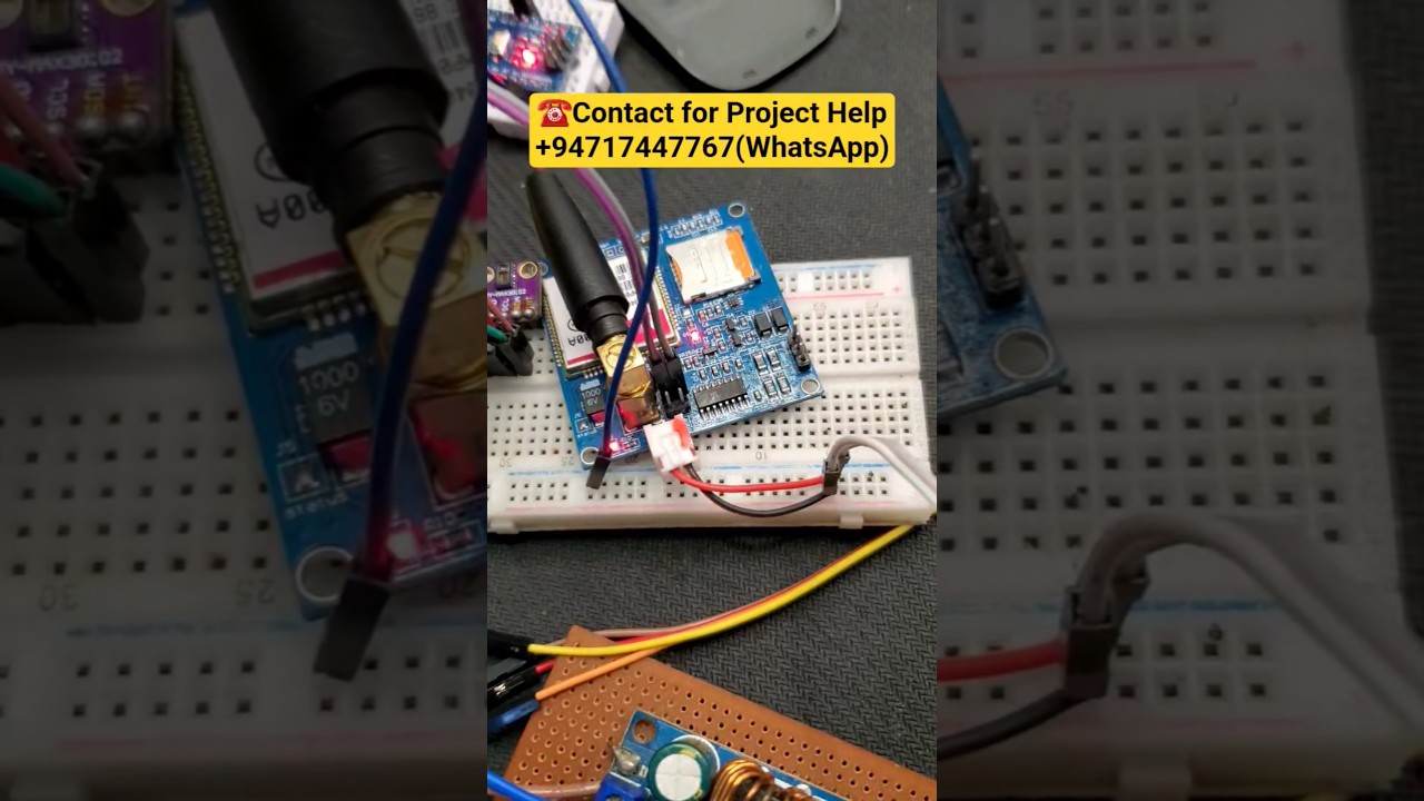 Проект GSM-модуля Arduino SIM900 | Учебное пособие по GSM-модулю Arduino | Отправка SMS с помощью...