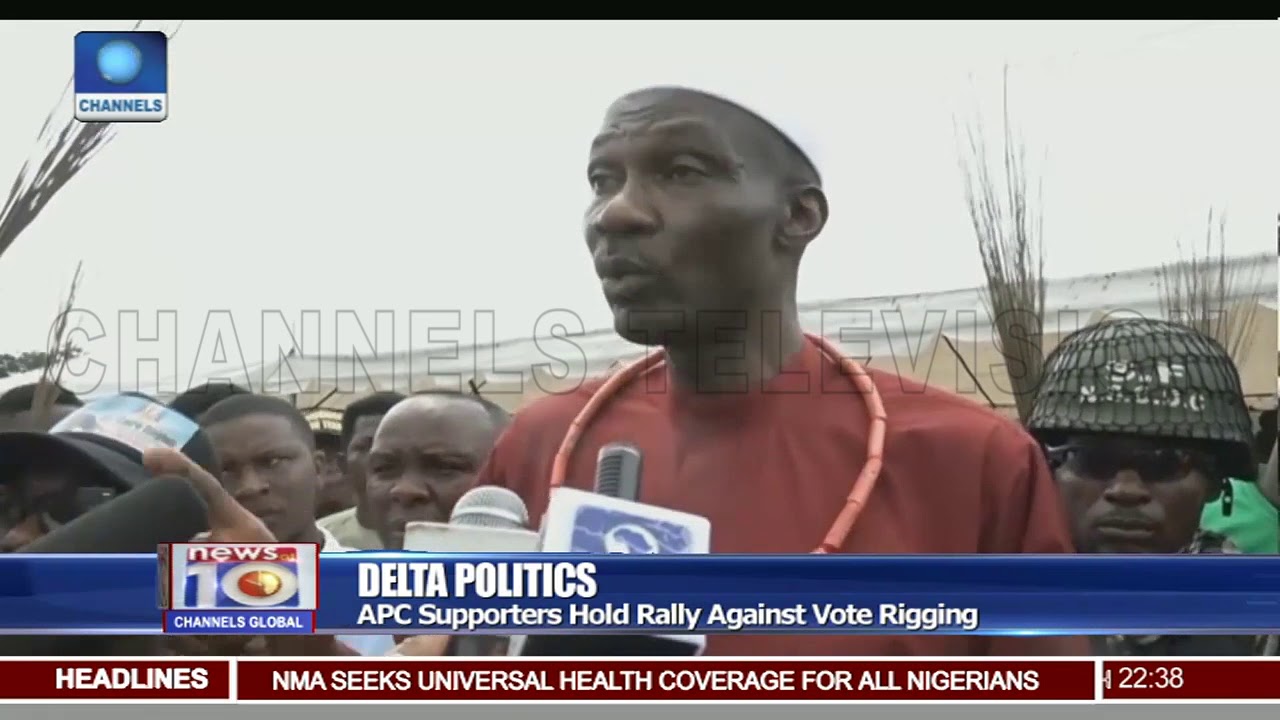 Delta Politics: APC Supporters Hold rally Against Vote Rigging