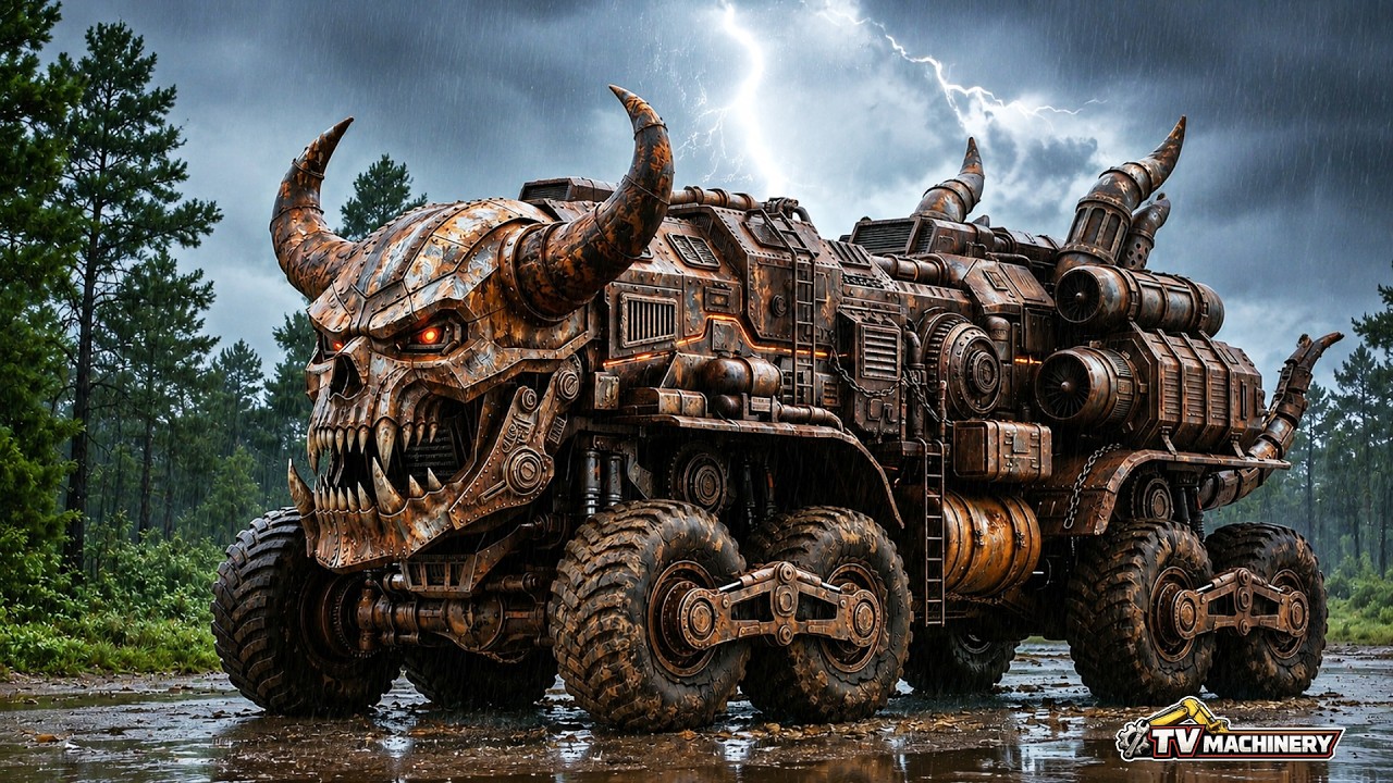 Forgotten Demon Titan War-Rig Monster Truck Full Restoration After 20 Years Abandoned