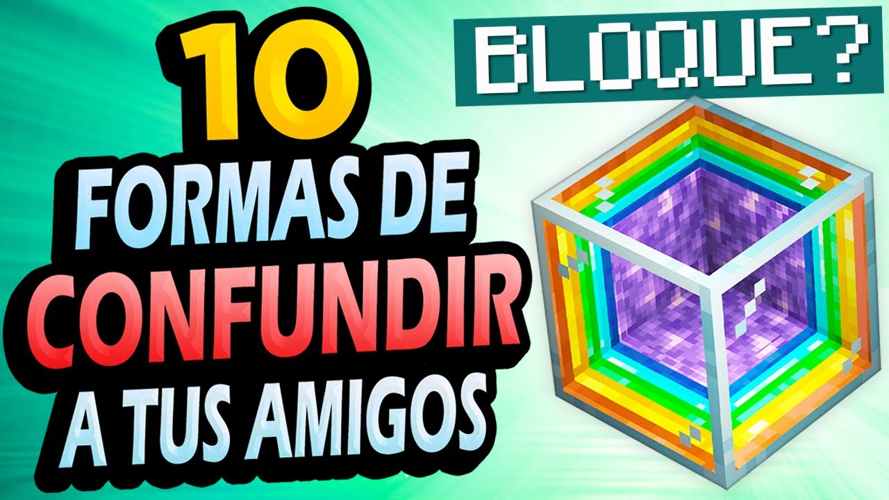 ✅ 10 Formas de CONFUNDIR a tus Amigos en Minecraft