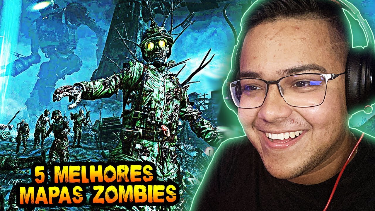 os 5 Melhores Mapas de CoD Zombies na Minha Opinião!!!