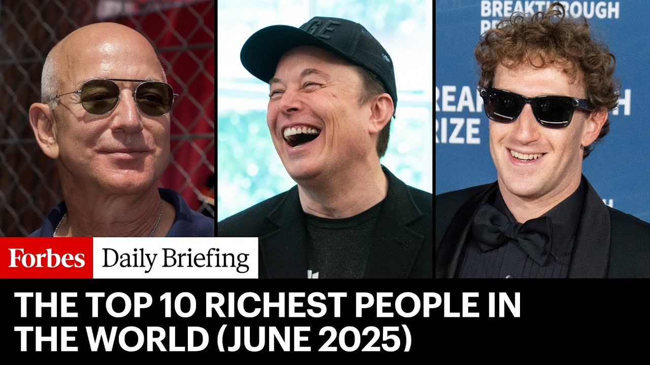 The Top 10 Richest People In The World – June 2025