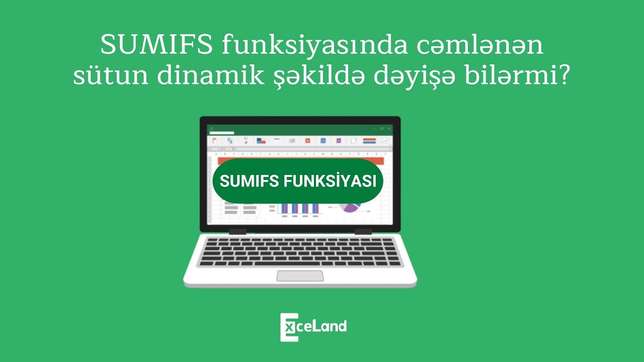 #Exceldə #SUMIFS funksiyası | SUMIFS function in Excel | Dynamic Sum Ranges