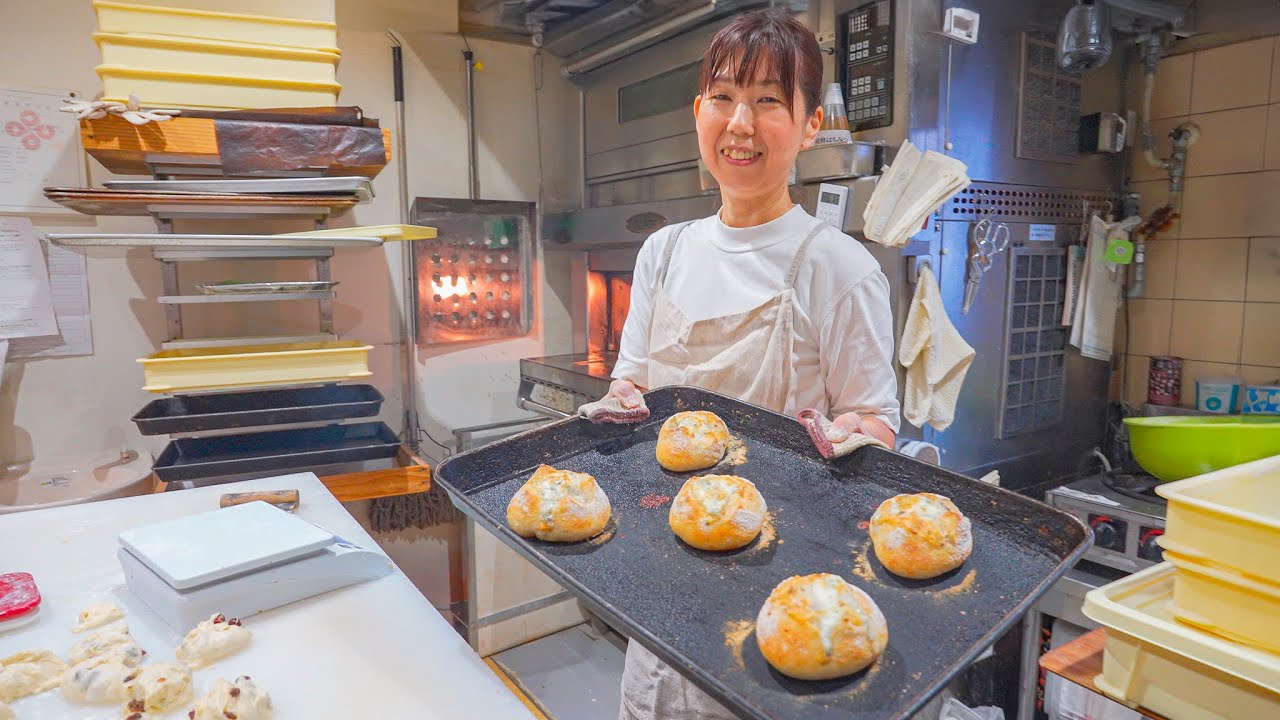 【🥦ドーナッツ!?】女性パン職人が作る秘境の絶品パン屋さん！常連客が殺到する魅力のパン作り！紬麦