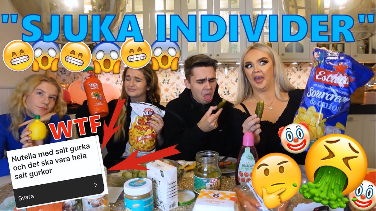 TESTAR ERA SJUKA MATKOMBINATIONER