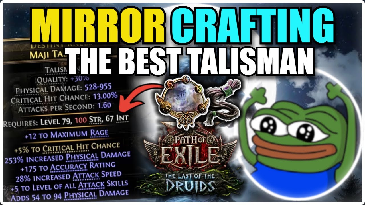 I SOLD EVERYTHING I HAD TO CRAFT THE BEST TALISMAN IN THE GAME  - Path of Exile 2