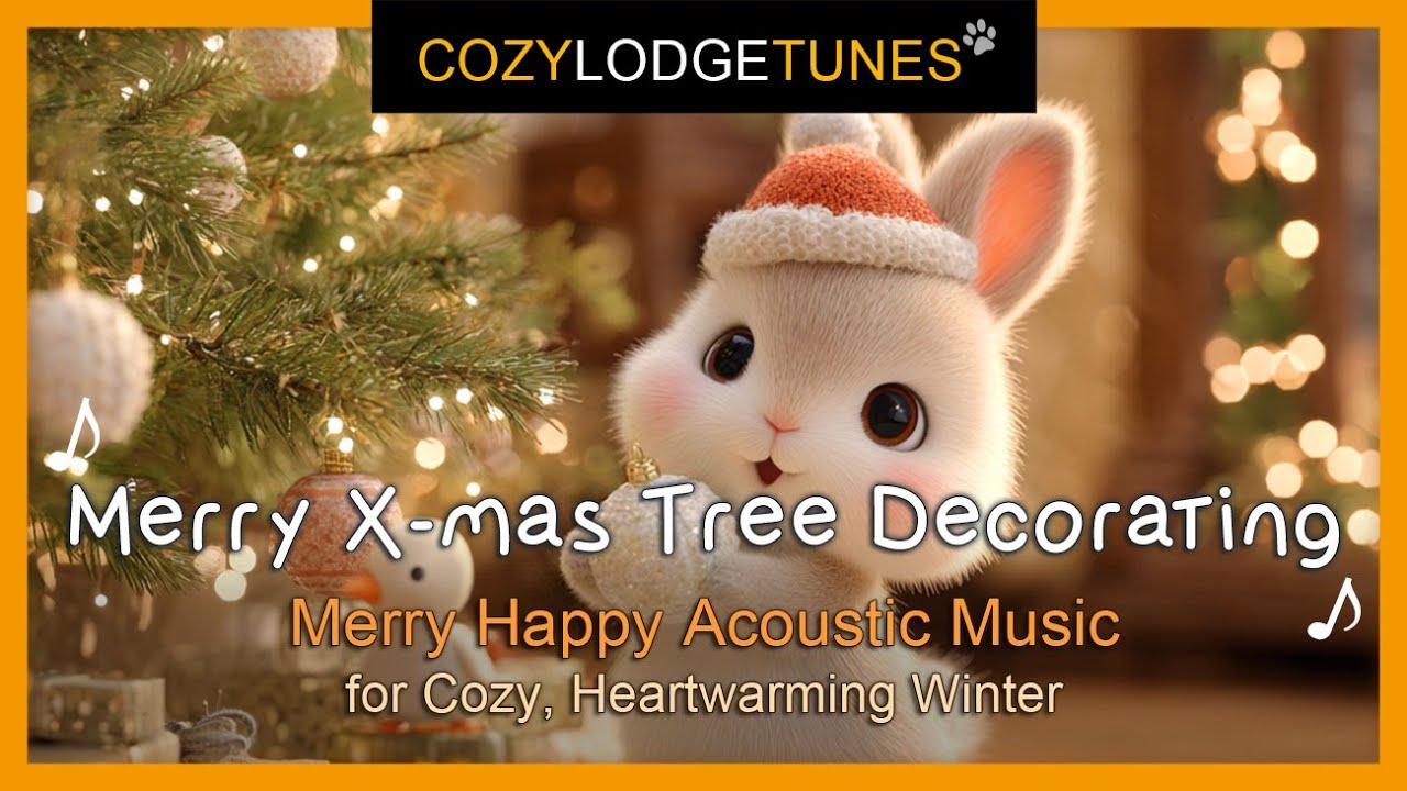 Merry X-mas Tree Decorating ❄️ Merry & Happy Acoustic Music for a Cozy & Heartwarming Winter