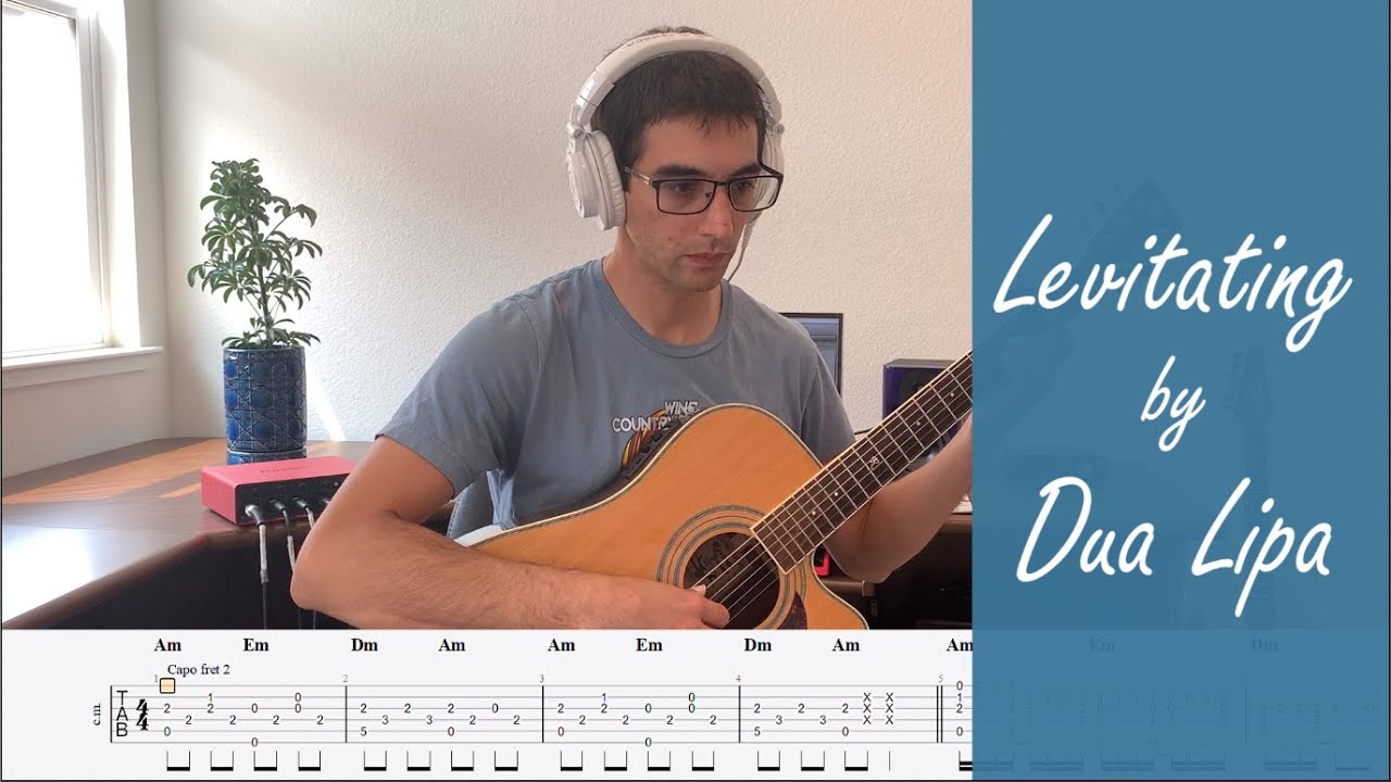 Levitating - Dua Lipa (Fingerstyle Guitar Cover with Tabs)