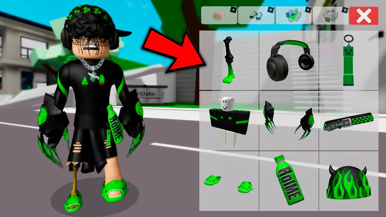SKINS MANDRAKE COM ITENS 3D ATUALIZADOS NO BROOKHAVEN