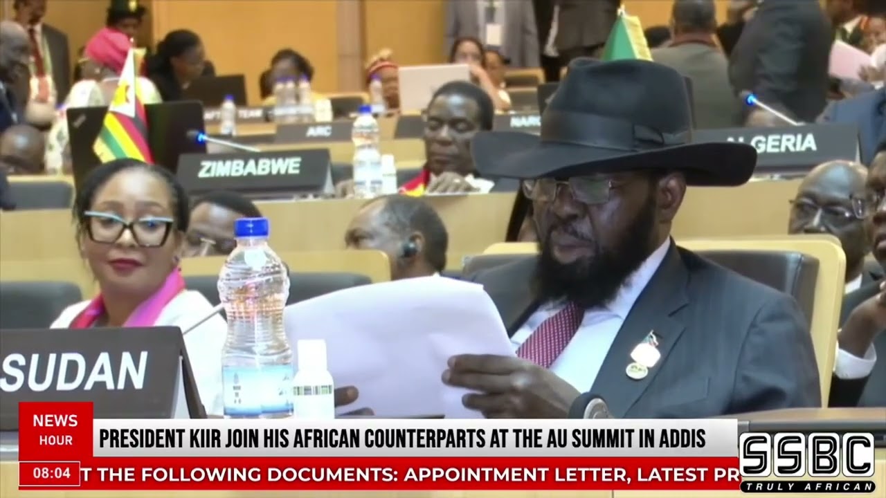 South Sudan's President Slava Kiir at AU Heads of State Summit