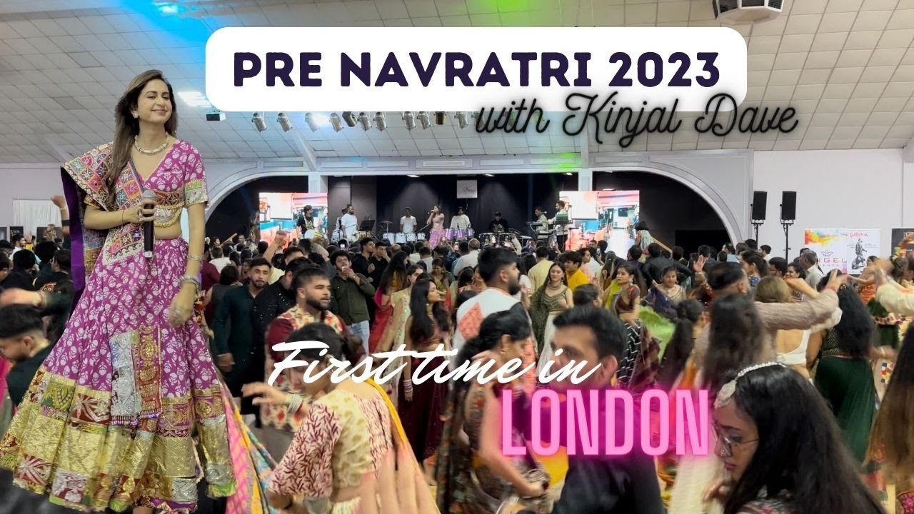 PRE Navratri 2023 with Kinjal Dave | Leicester | England | UK