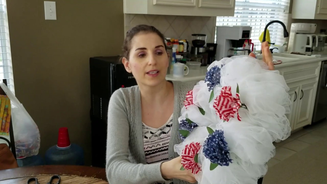 Loofah Wreath Craft