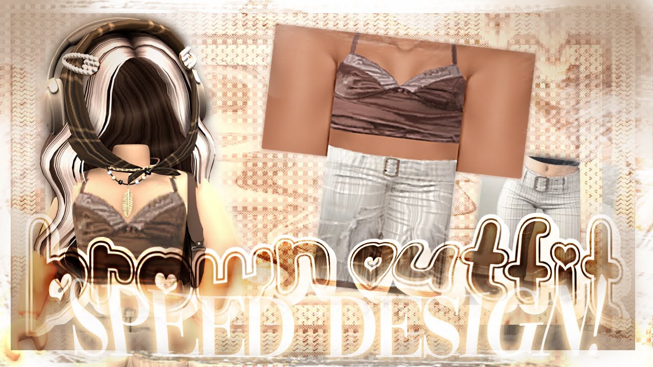 Making a Realistic Brown Fit | ROBLOX Realism SPEED Design
