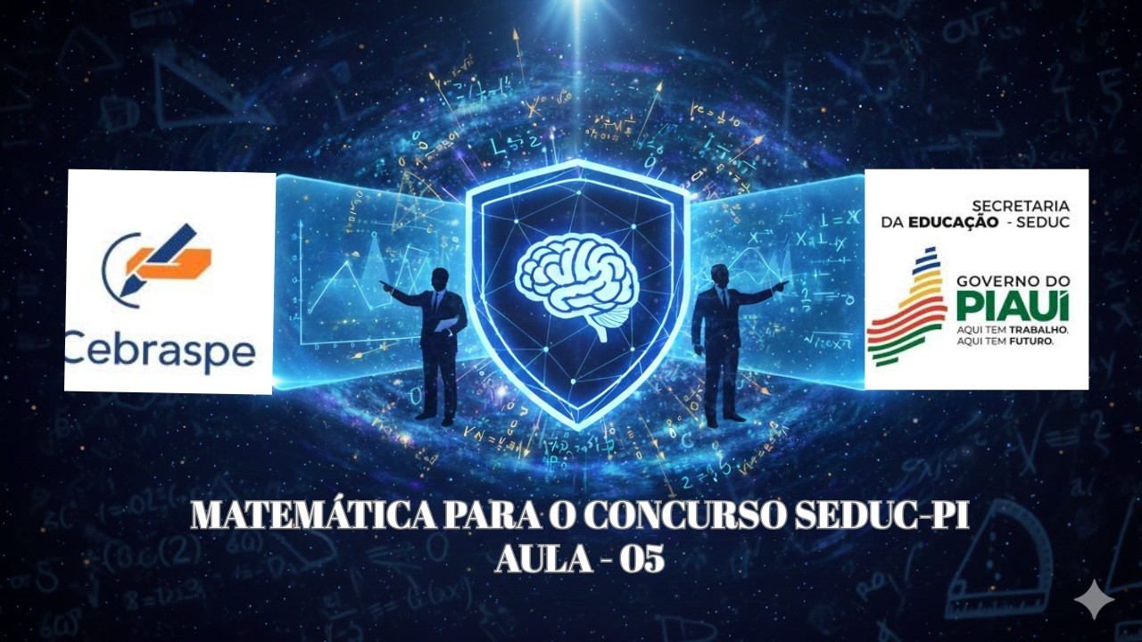 CONCURSO SEDUC-PI 2025: COMO RESOLVER QUESTÕES DE MATEMÁTICA DA BANCA CEBRASPE | 5°  AULÃO