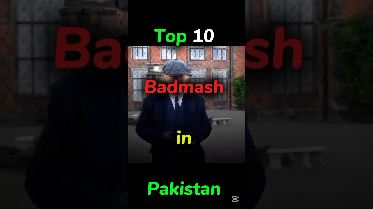 Top 10 badmash in pakistan | Top 10 Quicks. #shorts #WTF #gangster #viral #trending