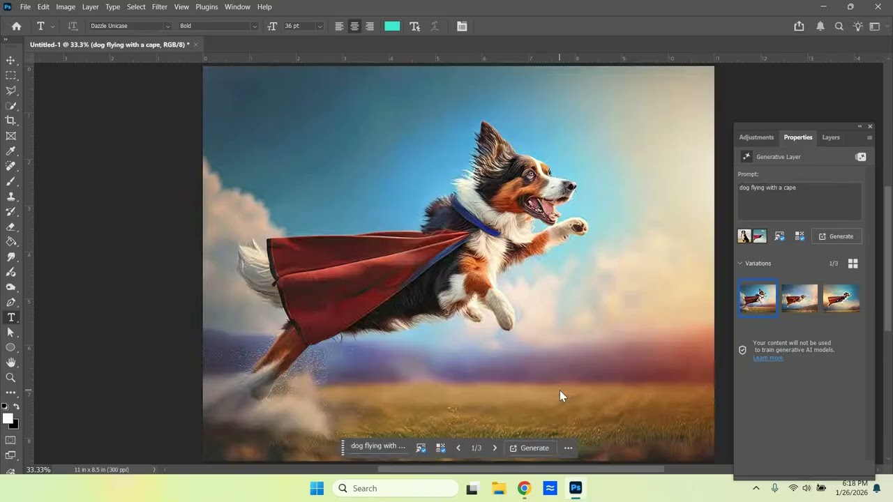 Basics of how to use Generate Image 2026