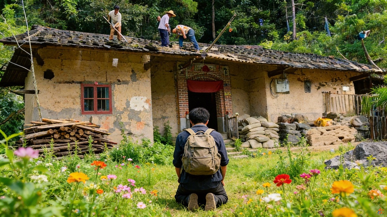 Returning to the village to renovate abandoned old houses, saying goodbye to the big city#building