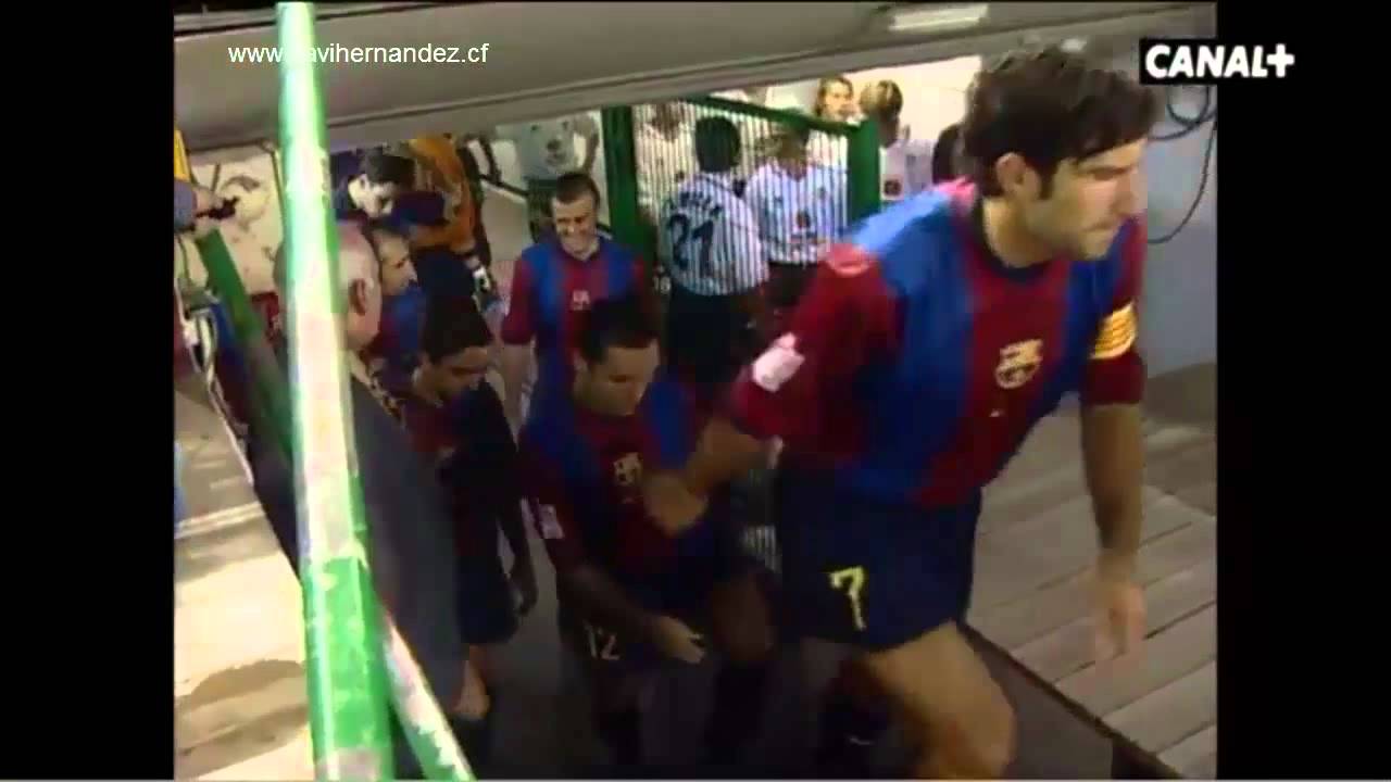 Xavi Hernandez, su primer reportaje (17-10-1998 en Canal+)