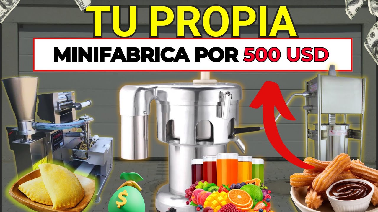 ✅💰Ideas de Negocio Rentables 2026 - 5 Maquinas para INICIAR tu MINI FABRICA con menos de 500 Dólares
