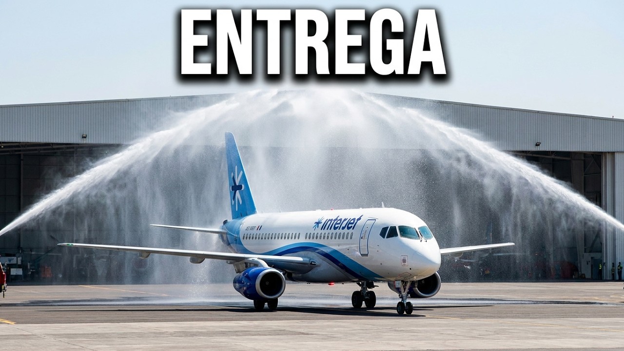 Interjet Primer Sukhoi SuperJet 100 - Entrega en Toluca