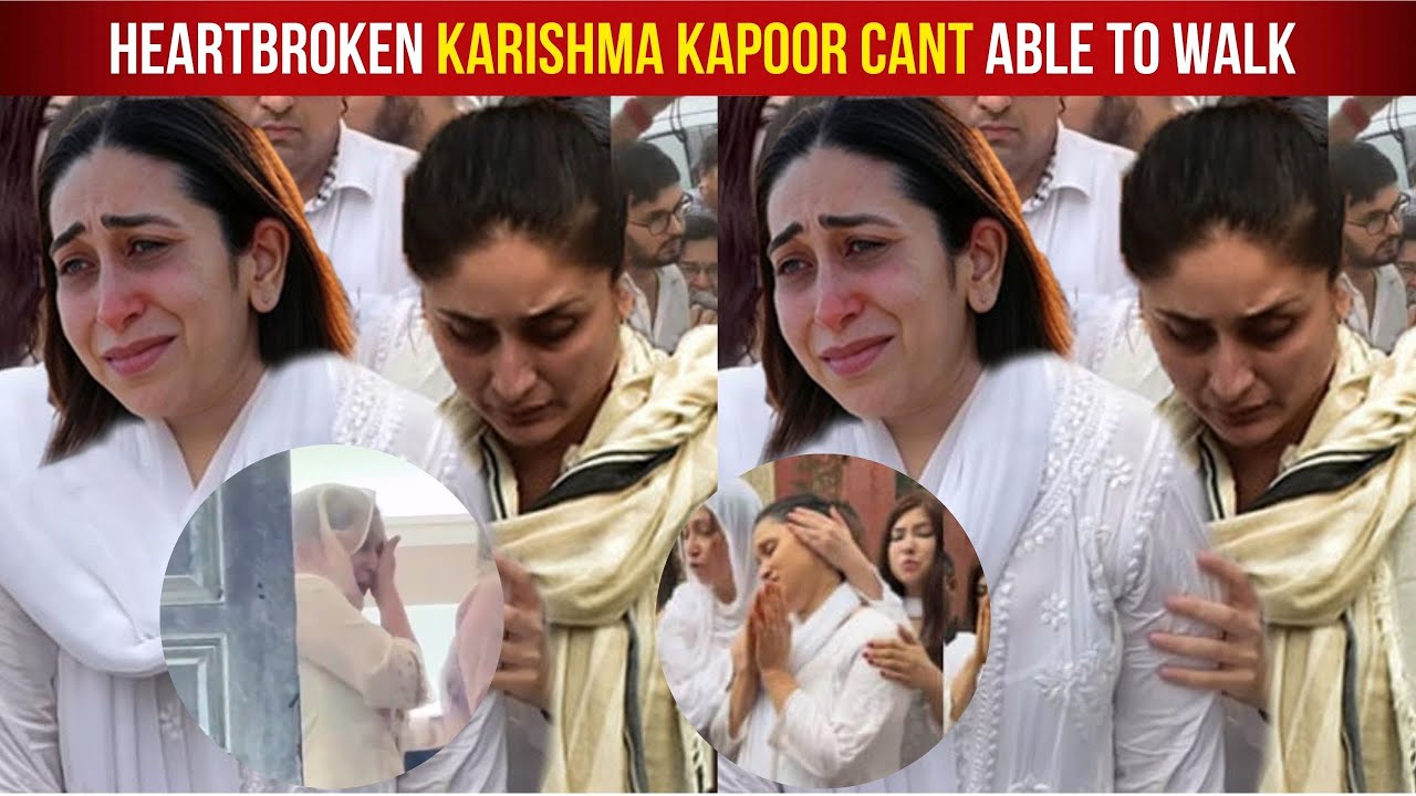 Karisma Kapoor Faint After Crying Badly At Ex Husband Sunjay Kapur Funeral